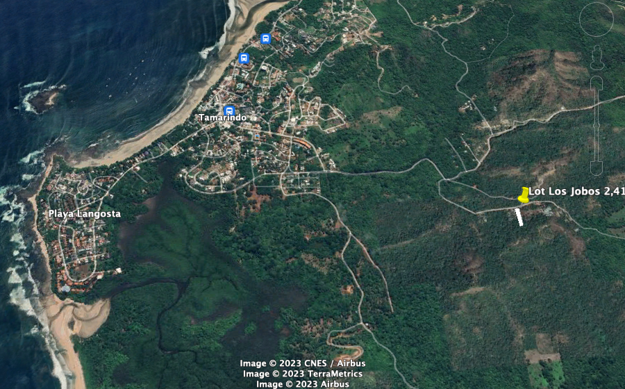 Large Residential Lot Tamarindo-Los Jobos ready to build